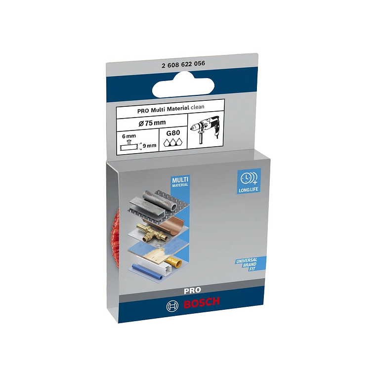 Catrabucha em disco Ø75mm PRO Multi Material clean BOSCH 11