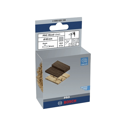 Catrabucha em disco Ø80mm PRO Wood clean BOSCH  3