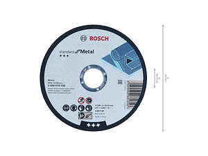 Disco de corte Standard Ø125mm para Metal BOSCH