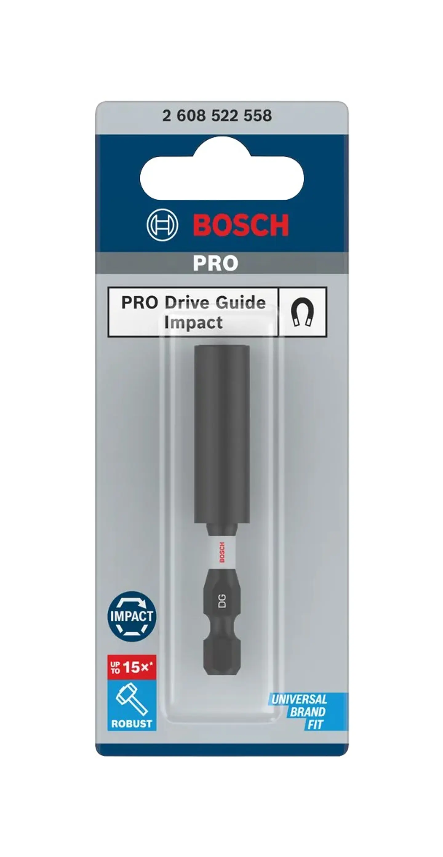 Guia de eixo PRO Impact 65mm BOSCH  3