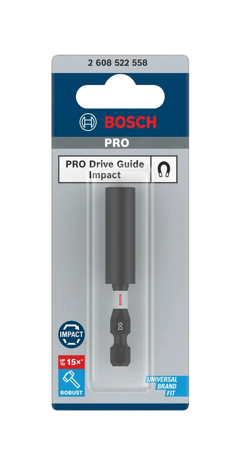 Guia de eixo PRO Impact 65mm BOSCH  3