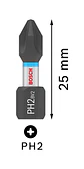 Ponta de aparafusar PRO Impact PH2 x 25mm (25 unids) BOSCH  - Thumbnail 2