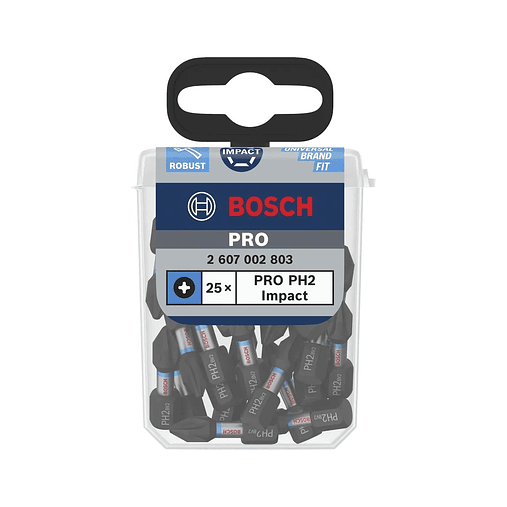 Ponta de aparafusar PRO Impact PH (25 unids) BOSCH  4