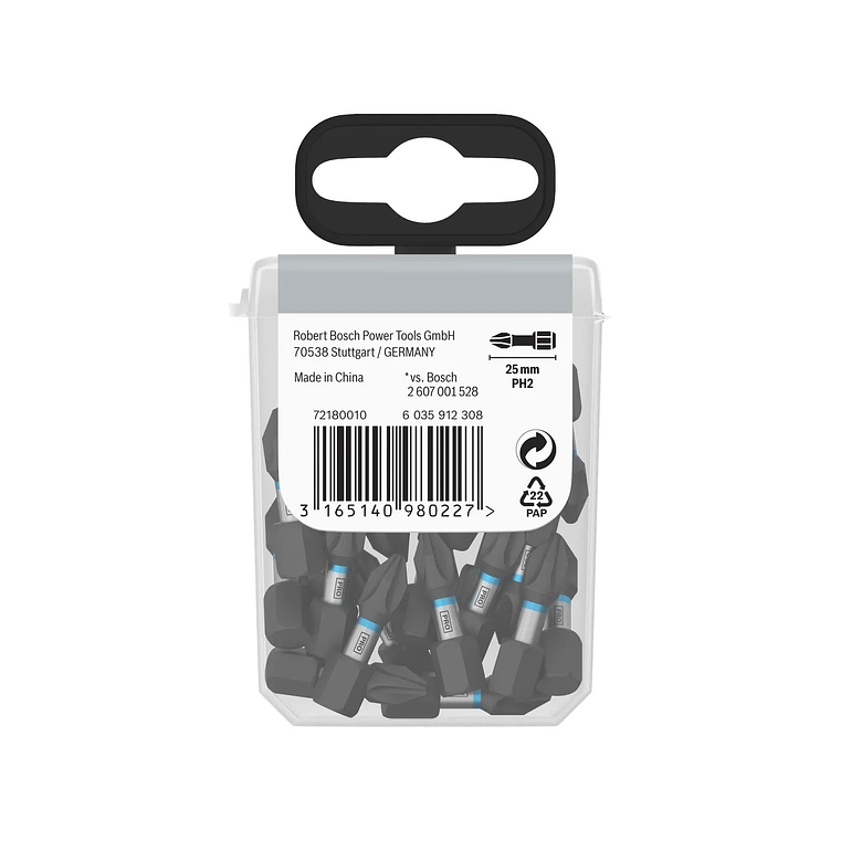 Ponta de aparafusar PRO Impact PH (25 unids) BOSCH  10