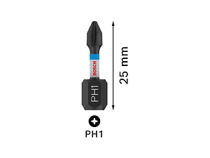 Ponta de aparafusar PRO Impact PH (2 unids) BOSCH