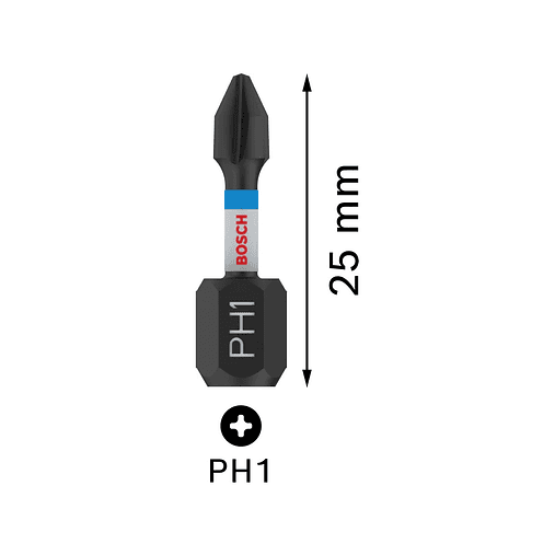 Ponta de aparafusar PRO Impact PH (2 unids) BOSCH 2