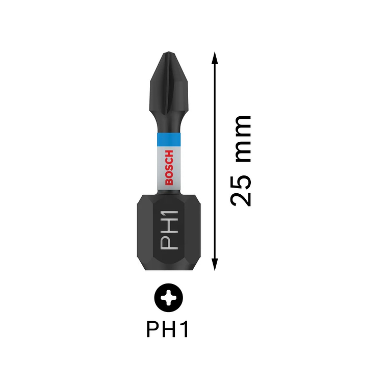 Ponta de aparafusar PRO Impact PH (2 unids) BOSCH 2