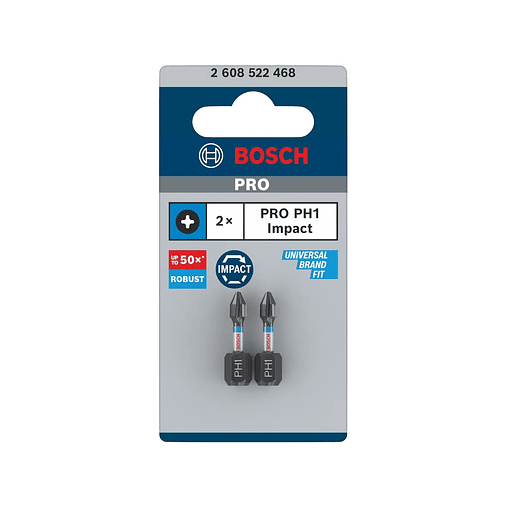 Ponta de aparafusar PRO Impact PH (2 unids) BOSCH 3