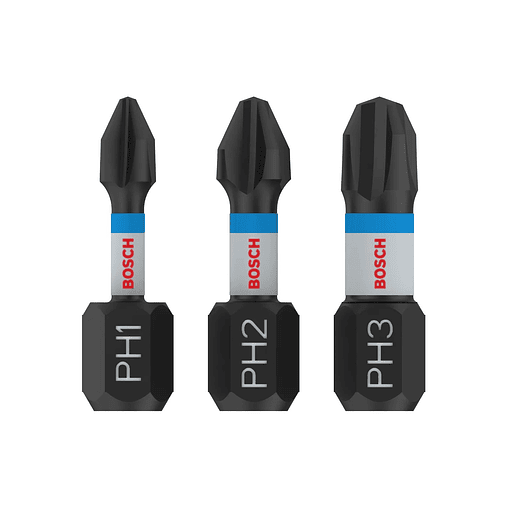 Ponta de aparafusar PRO Impact PH (3 unids) BOSCH 1