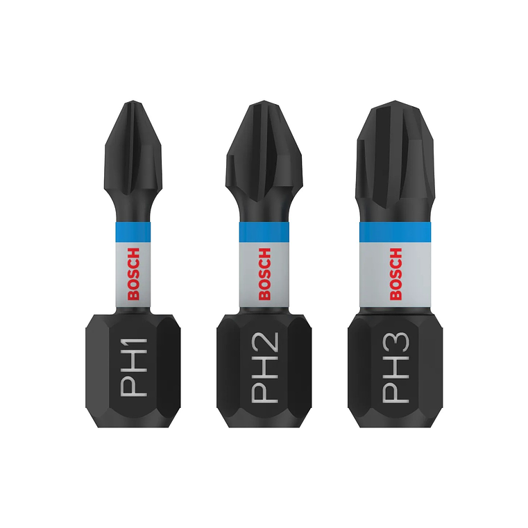 Ponta de aparafusar PRO Impact PH (3 unids) BOSCH 1