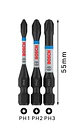 Ponta de aparafusar PRO Impact PH1 / PH2 / PH3 x (3 unids) BOSCH - vignette 2