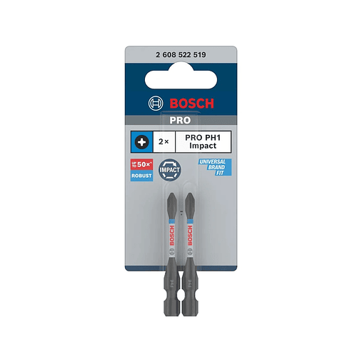 Ponta de aparafusar PRO Impact PH1 x 55mm (2 unids) BOSCH 4