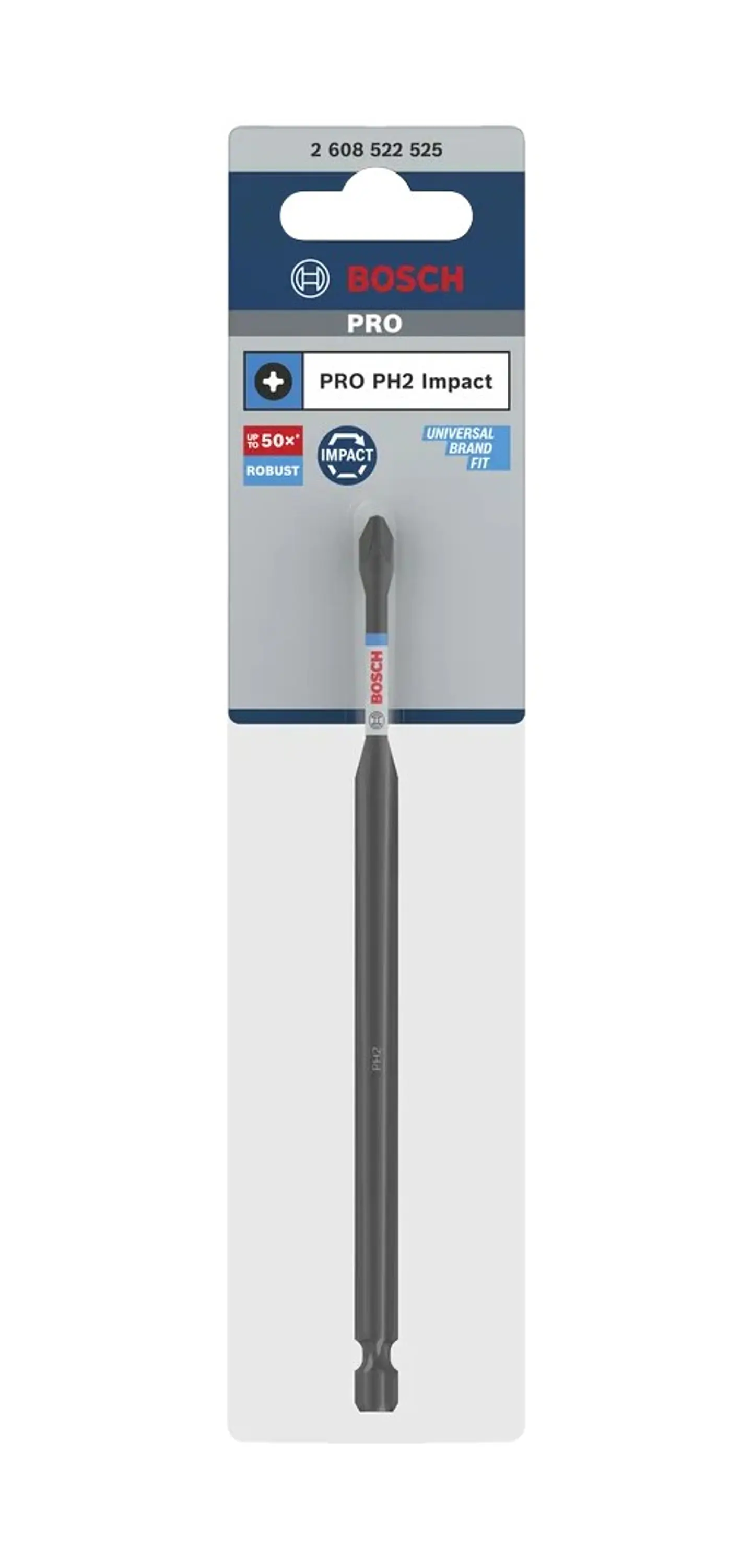 Ponta de aparafusar PRO Impact PH2 x 150mm (1 unid) BOSCH 2