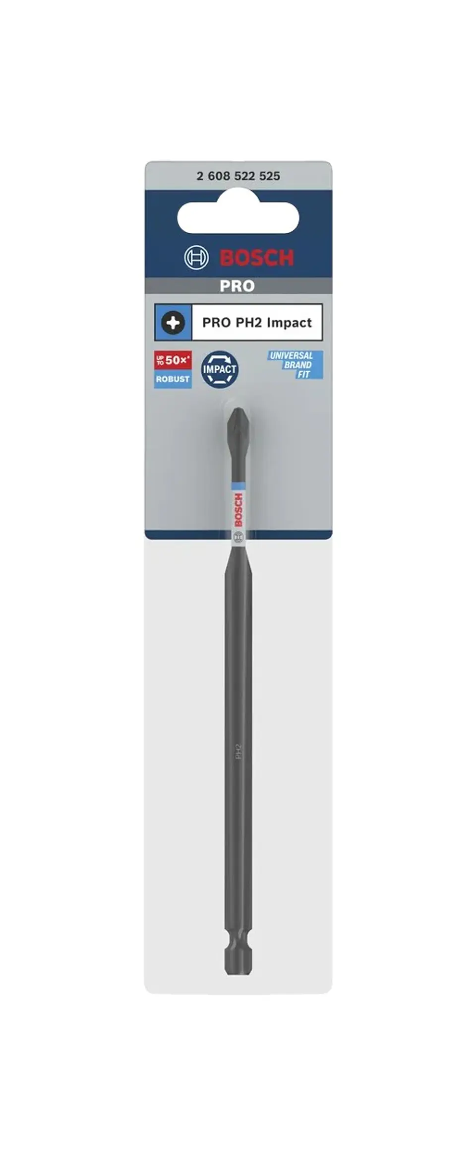 Ponta de aparafusar PRO Impact PH2 x 150mm (1 unid) BOSCH 2