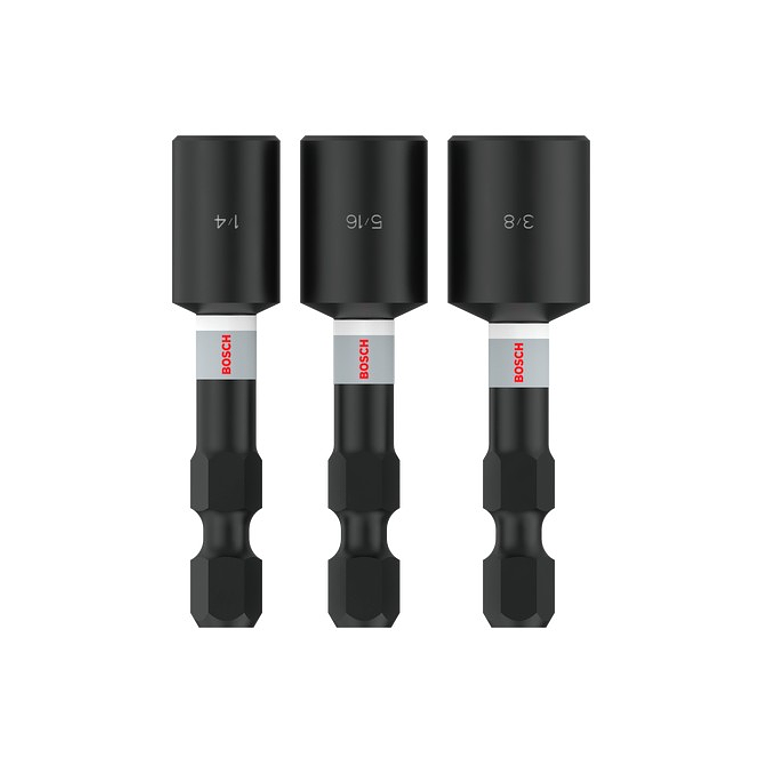 PRO Impact Nutsetter 1/4 / 5/16 / 3/8 mm (3 unid.) BOSCH 1
