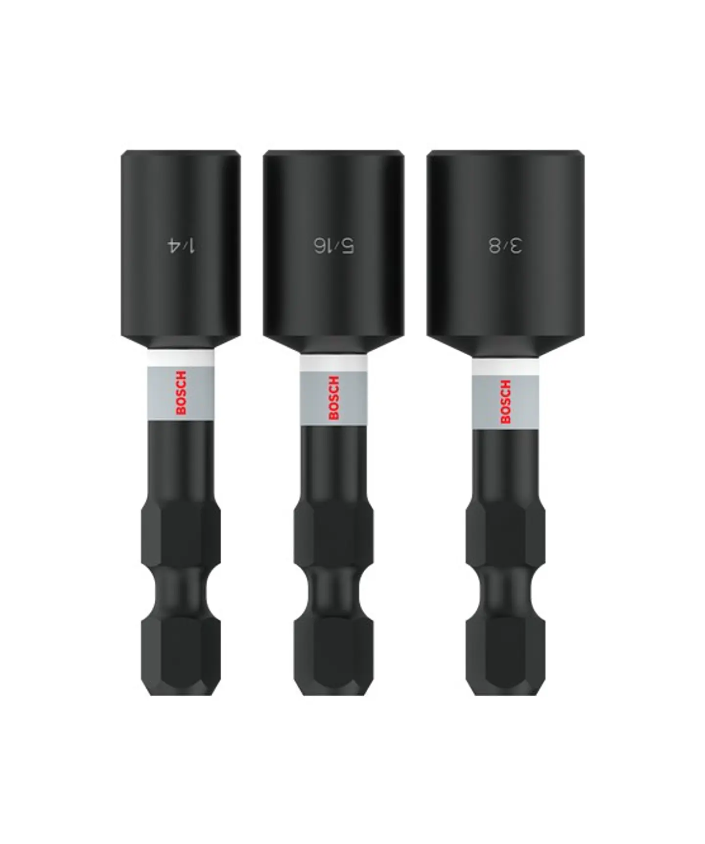 PRO Impact Nutsetter 1/4 / 5/16 / 3/8 mm (3 unid.) BOSCH 1