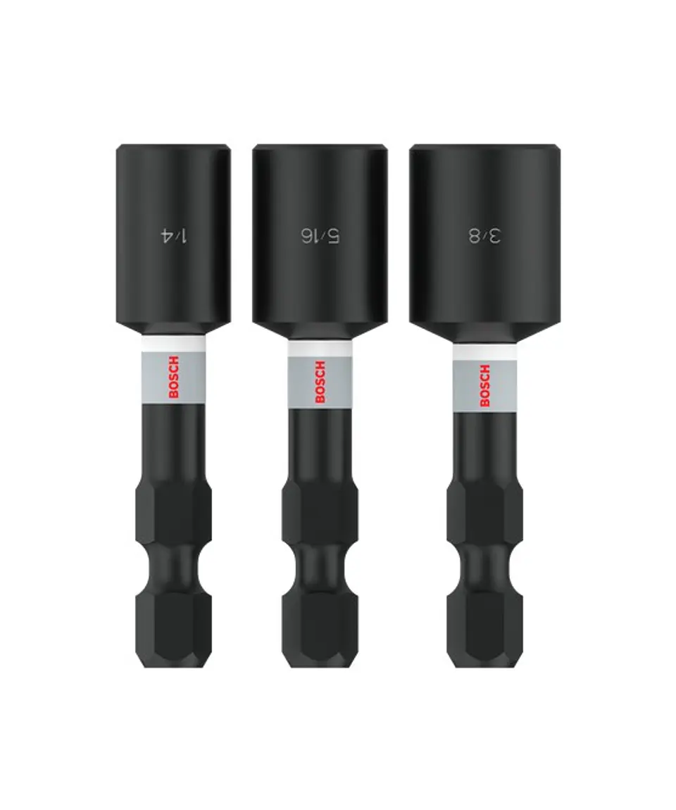 PRO Impact Nutsetter 1/4 / 5/16 / 3/8 mm (3 unid.) BOSCH 1
