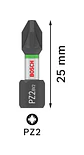 Ponta de aparafusar PRO Impact PZ2 10 x 25mm (25 unids) BOSCH  - vignette 2