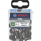 Ponta de aparafusar PRO Impact PZ2 10 x 25mm (25 unids) BOSCH  - vignette 3