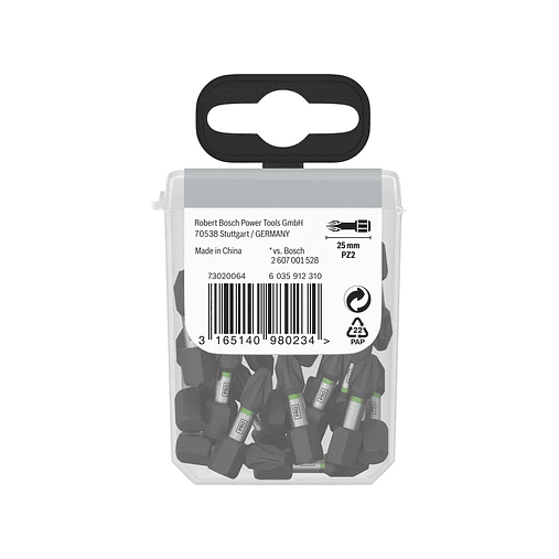 Ponta de aparafusar PRO Impact PZ2 10 x 25mm (25 unids) BOSCH  4