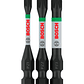 Ponta de aparafusar PRO Impact PZ1 / PZ2 / PZ3 10 x 55mm (3 unids) BOSCH - Miniatura 1