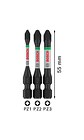 Ponta de aparafusar PRO Impact PZ1 / PZ2 / PZ3 10 x 55mm (3 unids) BOSCH - Thumbnail 2