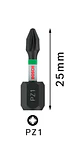Ponta de aparafusar PRO Impact PZ1 10 x 55mm (2 unids) BOSCH - Thumbnail 2
