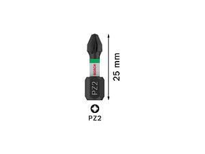 Ponta de aparafusar PRO Impact PZ2 10 x 55mm (2 unids) BOSCH