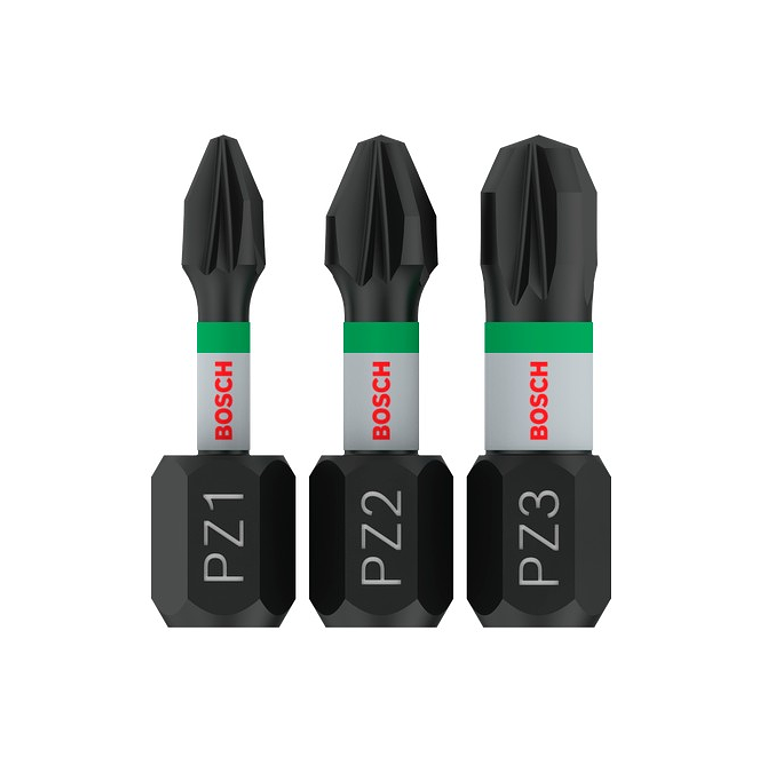 Ponta de aparafusar PRO Impact PZ3 10 x 55mm (3 unids) BOSCH 1