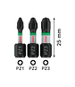 Ponta de aparafusar PRO Impact PZ3 10 x 55mm (3 unids) BOSCH - Thumbnail 2