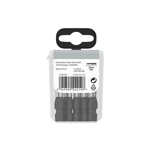 Ponta de aparafusar PRO Impact PZ2 x 55mm (15 unids) BOSCH 3