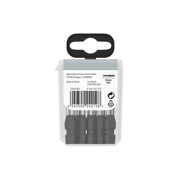 Ponta de aparafusar PRO Impact PZ2 x 55mm (15 unids) BOSCH 3