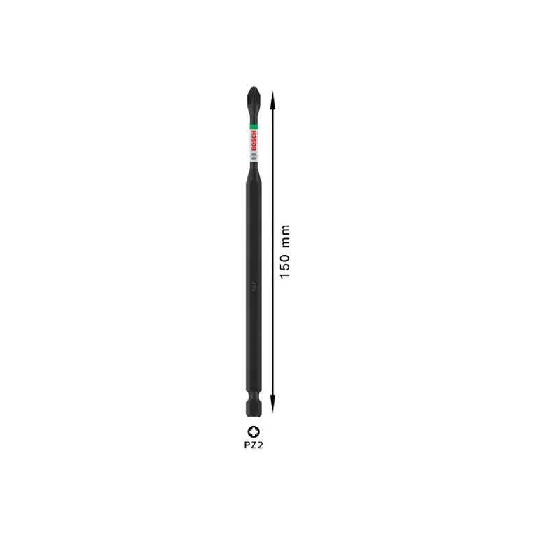 Ponta de aparafusar PRO Impact PZ2 x 150mm (1 unid) BOSCH 3