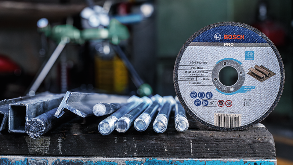 Disco abrasivo Ø115mm colado PRO Metal BOSCH 10