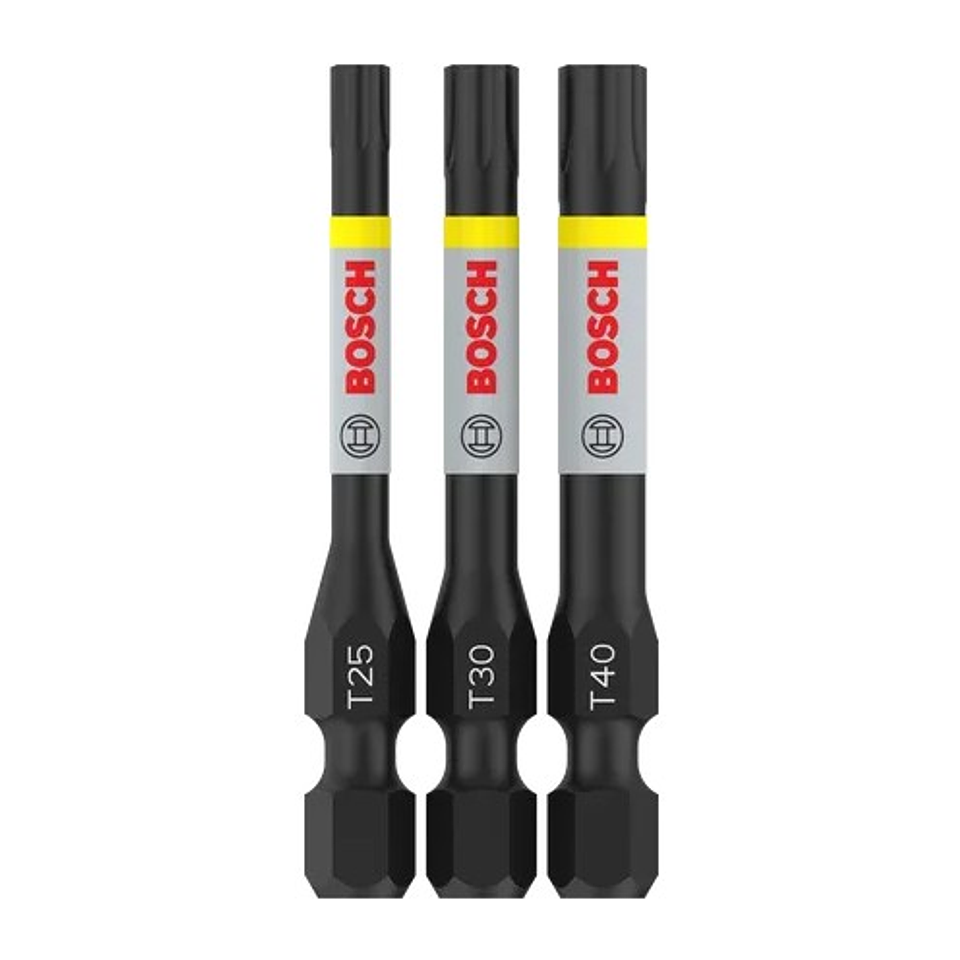 Ponta de aparafusar PRO Impact T25 / T30 / T40, 55 mm (3unids) BOSCH 1