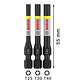 Ponta de aparafusar PRO Impact T25 / T30 / T40, 55 mm (3unids) BOSCH - vignette 2