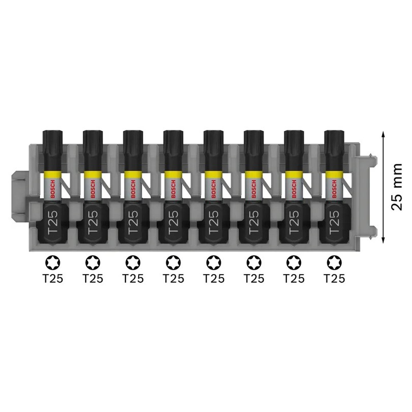 Ponta de aparafusar PRO Torx Impact, T25, 25 mm (8unids) BOSCH 2