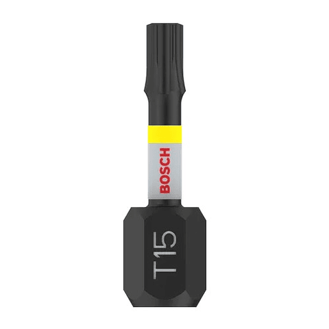 Ponta de aparafusar PRO Torx Impact, T15, 25 mm (2unids) BOSCH
