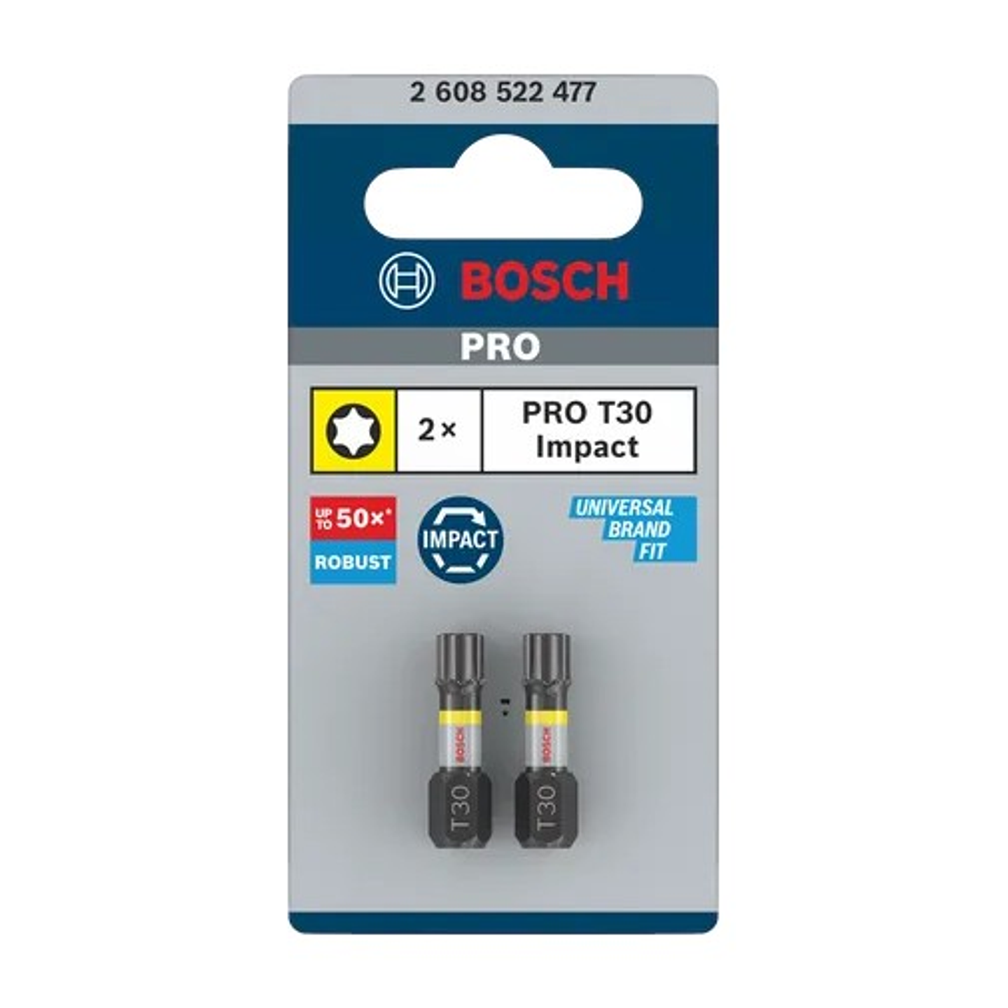 Ponta de aparafusar PRO Torx Impact, T30, 25 mm (2unids) BOSCH 3