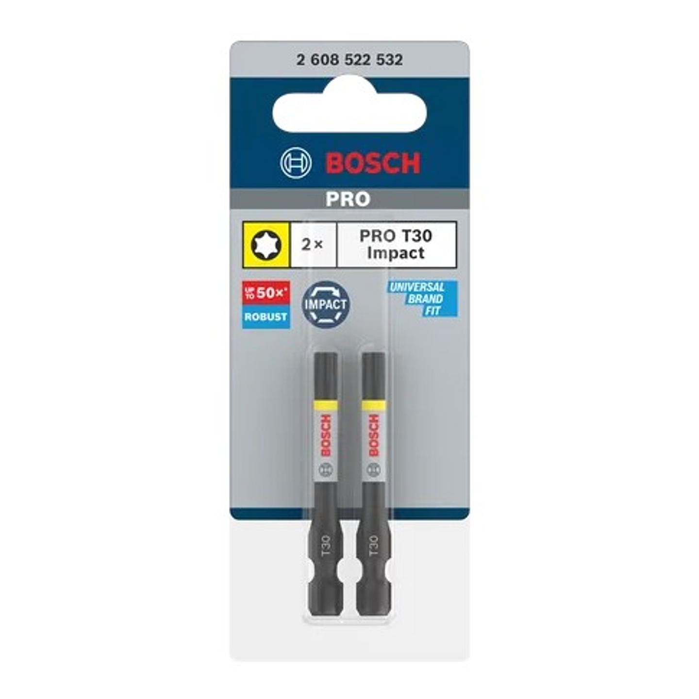 Ponta de aparafusar PRO Torx Impact, T30, 55 mm (2 unids) BOSCH 3