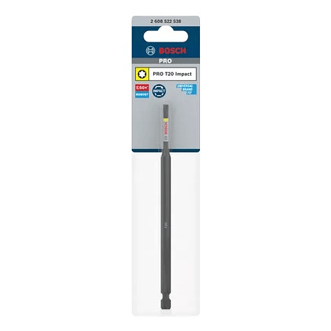 Ponta de aparafusar PRO Torx Impact, T20, 150 mm (1 unid) BOSCH
