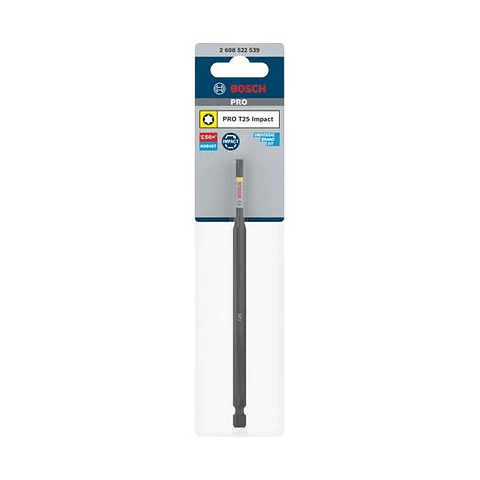 Ponta de aparafusar PRO Torx Impact, T25, 150 mm (1 unid) BOSCH