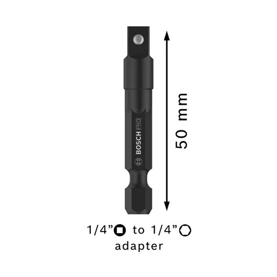 PRO Socket Adapter com ligação com esfera 1/4