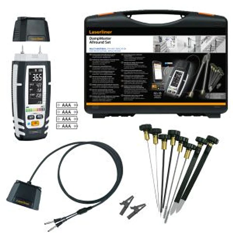 Kit medidor de humidade DampMaster Allround Set LASERLINER