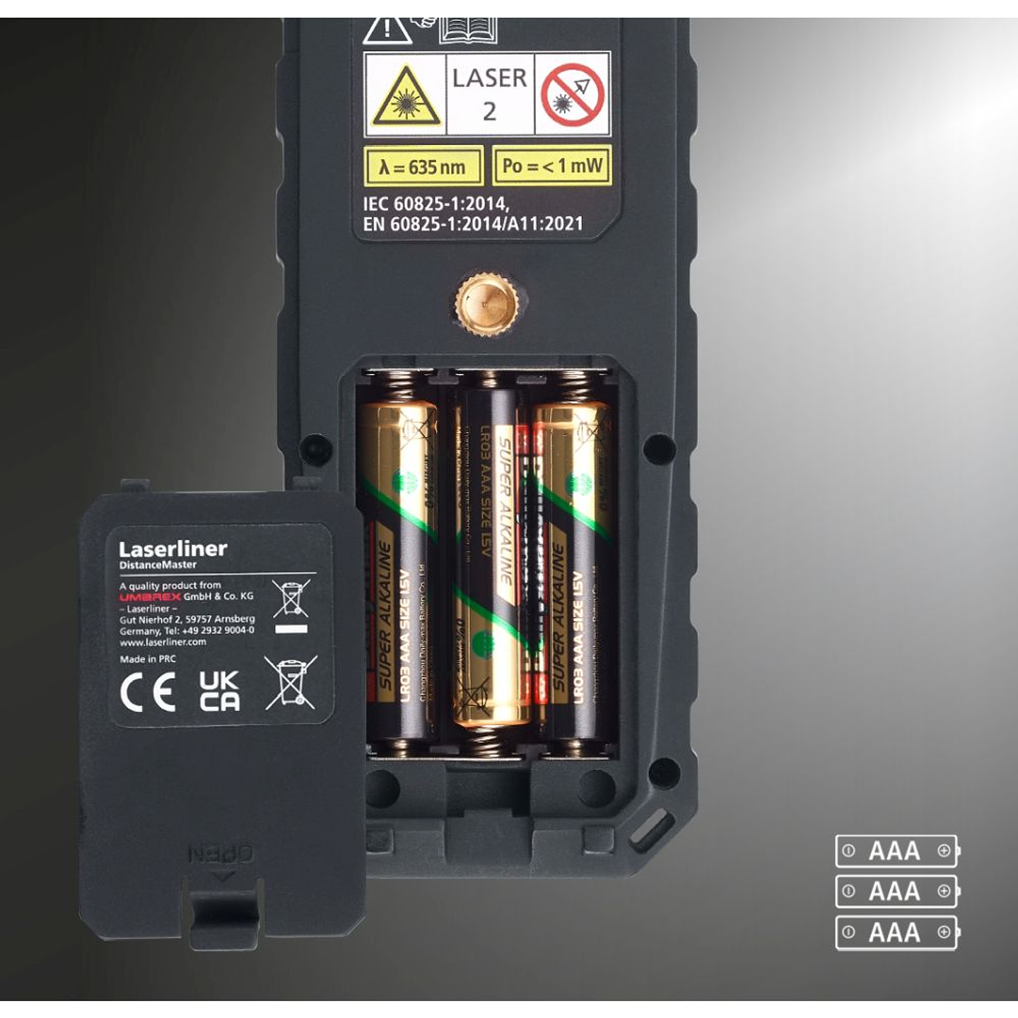 Telémetro laser versátil com função angular de Pitágoras LASERLINER  8