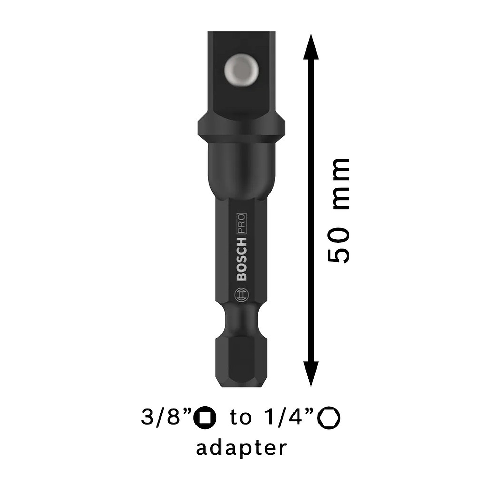 PRO Socket Adapter com ligação com esfera 3/8