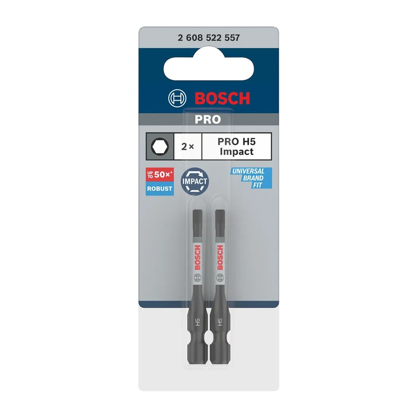 Ponta de aparafusar PRO Impact H5 55 mm (2 unid.) BOSCH 3