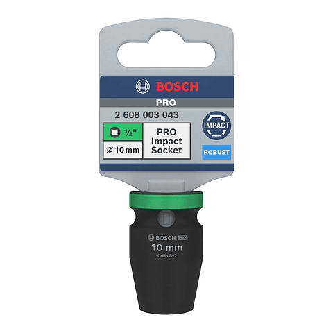 PRO Impact Socket, 1/2", 10 mm BOSCH 