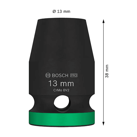 PRO Impact Socket, 1/2", 13 mm BOSCH