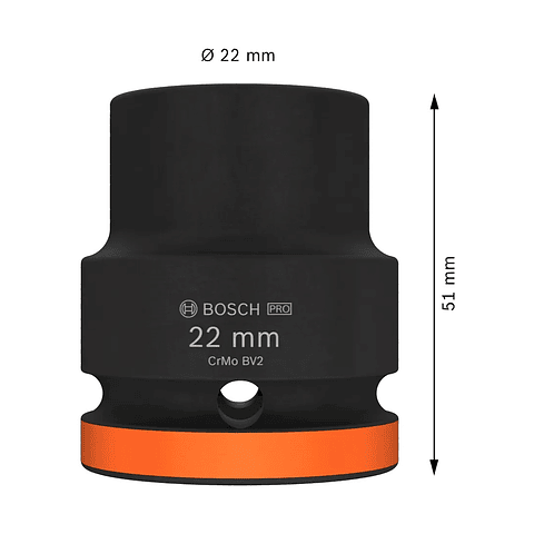 PRO Impact Socket, 3/4", 22 mm BOSCH